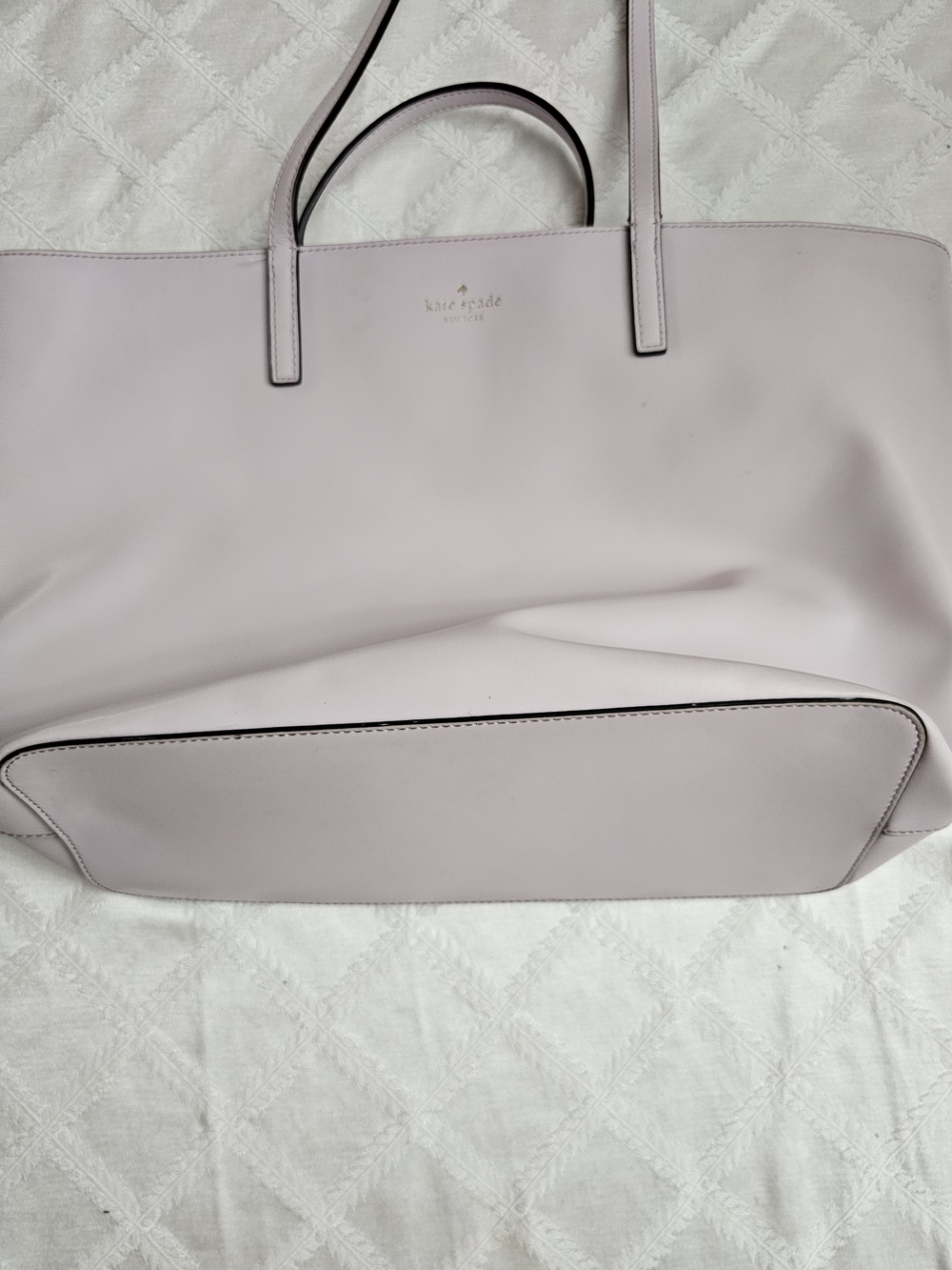 Kate Spade Pale Lilac Leather Tote Bag